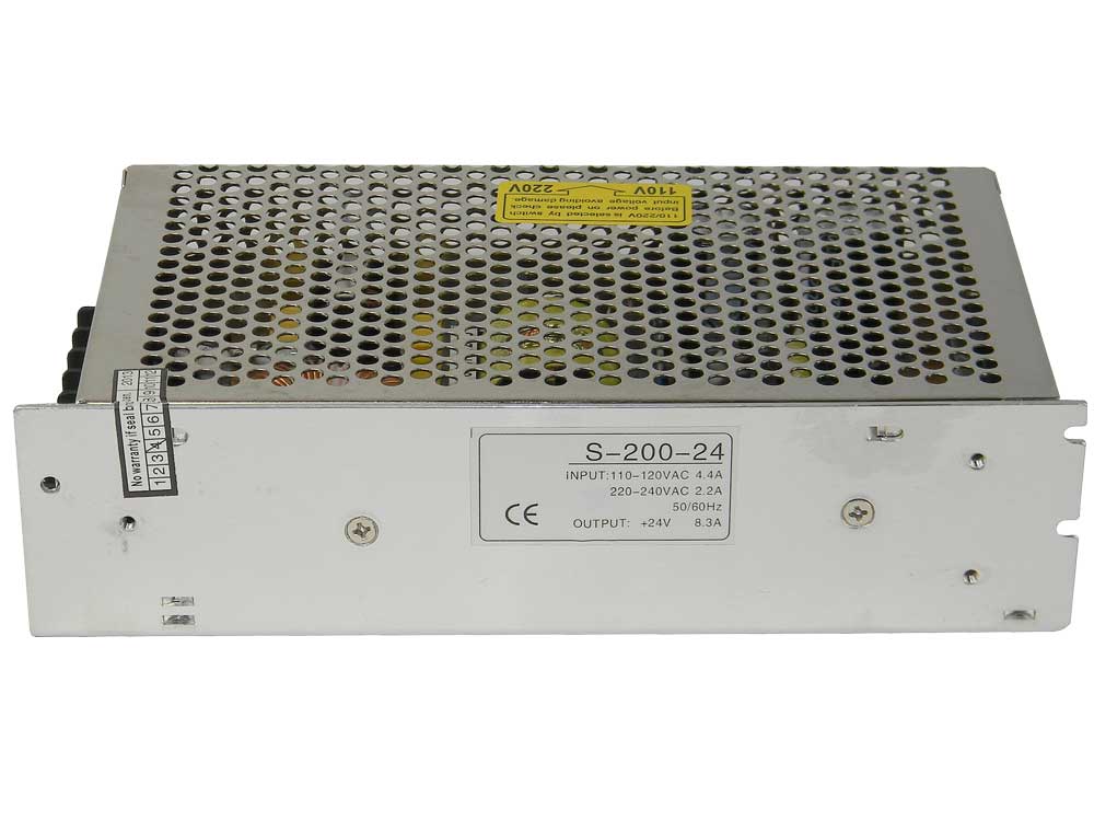 24 Volt Power Supply, 8.3A 200W