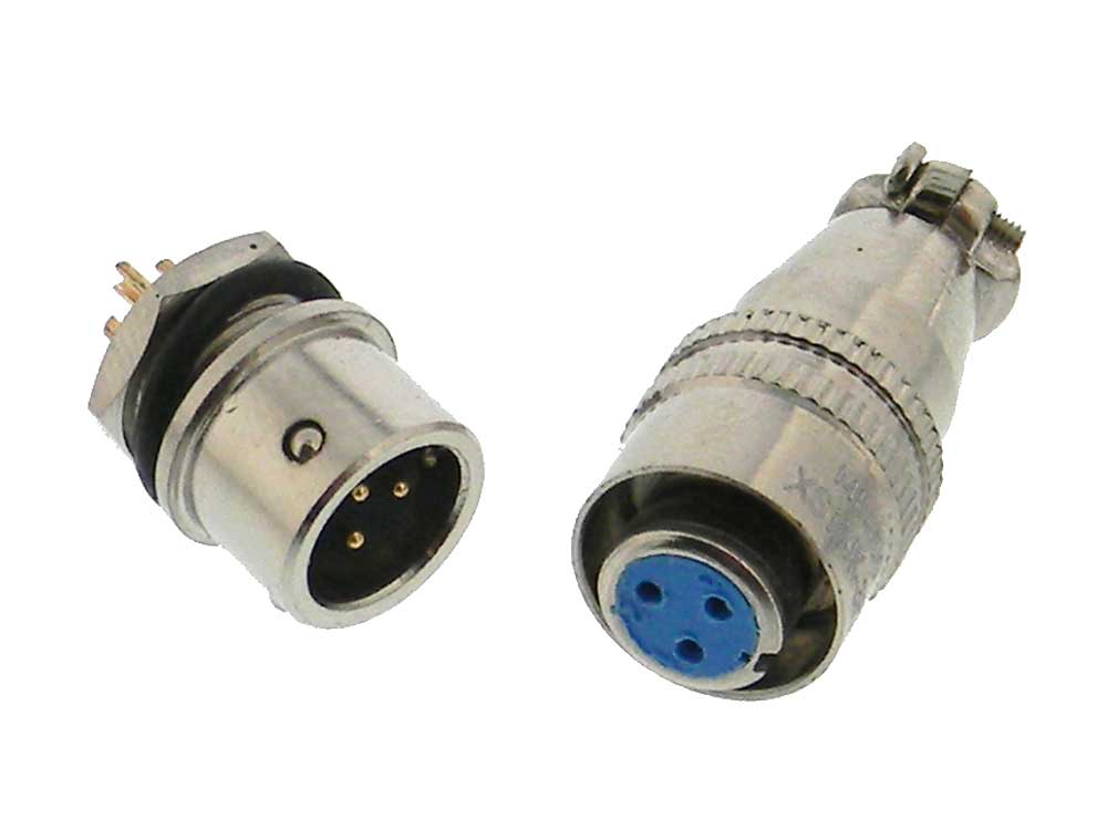 3 Pin Locking Multi-pin Connector Pair 10mm