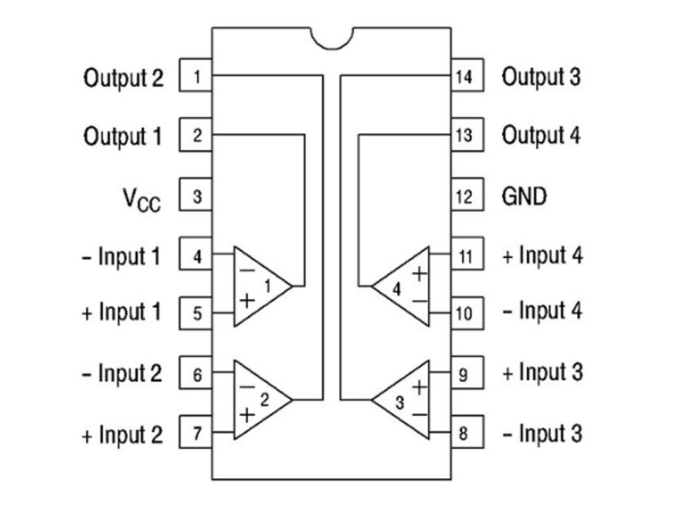 LM339N Quad Comparator