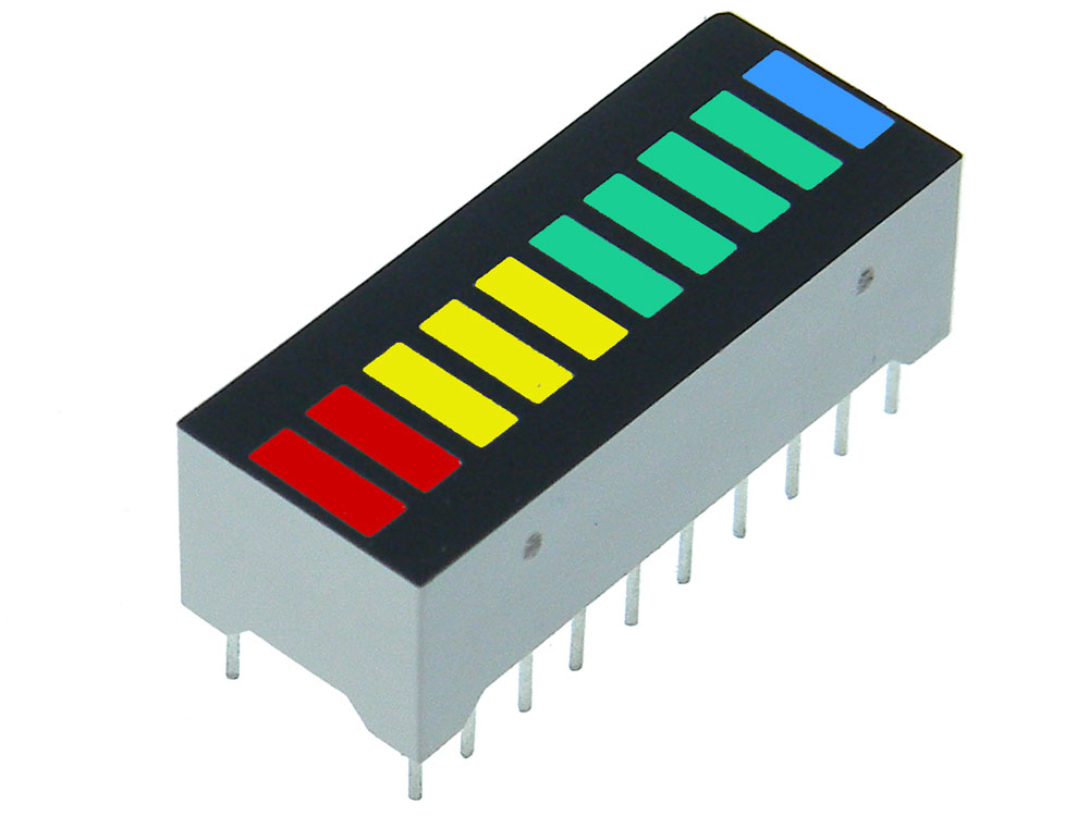 10 Segment - 4-color LED Bar Display