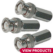 Twist-On BNC Male Connectors