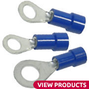 Blue Ring Crimp Terminals