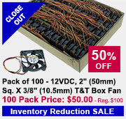 Box of 100 - 12VDC, 2