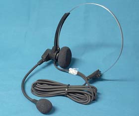 HEADSET WITH FET BOOM MIKE