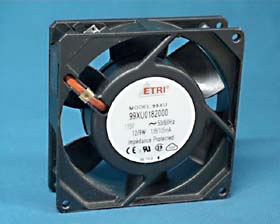 115VAC 3-5/8 X 1 BOX FAN ETRI