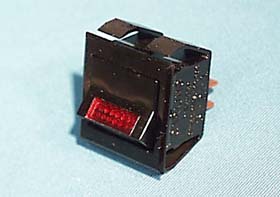 DPST LIGHTED ROCKER SWITCH 5 AMP