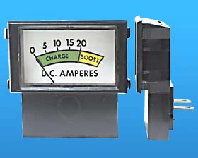 0-20 DC AMPERES PANEL METER