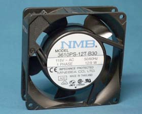 115VAC 3-5/8 X 1 BOX FAN NMB