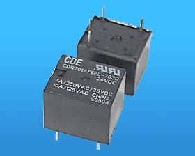 24VDC SPST N.O. RATED 10AMP RELAY CDE