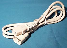 IEC 5ft EXTENSION CORD GRAY