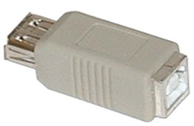 USB Type A Female to Type B Female Adapter