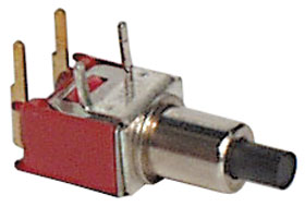 SPST-N.O. Micro  Push Button Switch, Right Angle