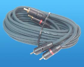 3ft STEREO DELUXE OFC RCA CABLE