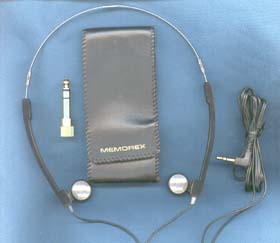 STEREO HEADPHONES & CASE