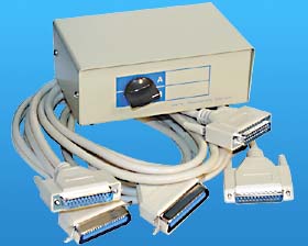 AB SWITCH BOX WITH CABLES