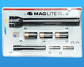 MAG-LITE SET  3-D & 2AA CELL - E-Mail Special