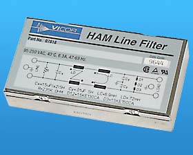 VICOR 6.3A LINE FILTER