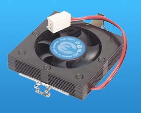 12VDC 2 X 3/8 FAN & HEATSINK