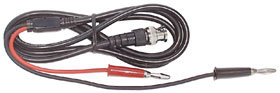 Test Cable, BNC Male to Banana Plugs 40in.