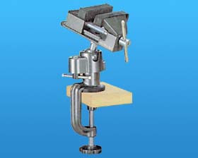 80MM ALU TABLE VISE, SWIVEL