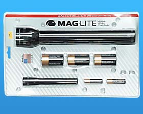 MAG-LITE SET  3-D & 2AA CELL