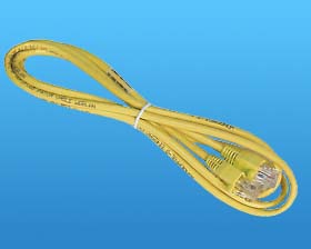 6' YELLOW CAT 5 LAN CABLE #