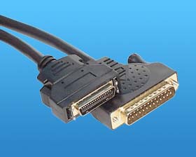 15' DB-25 MALE to HALF PITCH CENTRONICS PRINTER CABLE  #