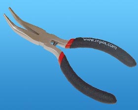 5 BENT NEEDLE NOSE PLIERS