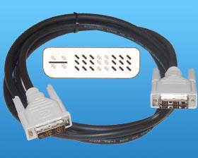 6ft DVI-M TO DVI-M CABLE-BLACK