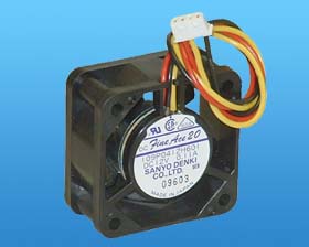 12VDC 1-5/8 X 3/4 SANYO BOX FAN