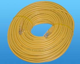 100ft. CAT-5e UL PATCH CABLE YELLOW