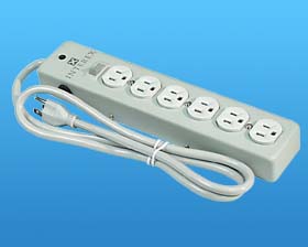 6 OUTLET SURGE STRIP  180J