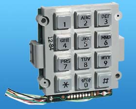 12 BUTTON PHONE KEYPAD