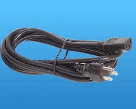 9'10 IEC POWER CORD BLACK