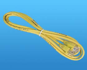 6ft YELLOW CAT 5 LAN CABLE