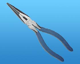 6 HEAVY DUTY LONG NOSE PLIERS