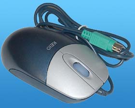 3 BUTTON PS-2 OPTICAL MOUSE with  SCROLL WHEEL