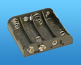 4 AA BATTERY HOLDER