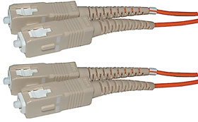 5m Multimode, SC/SC Fiber Optic Data Cable