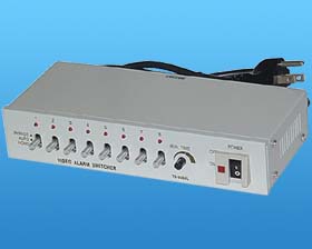 8 INPUT VIDEO SWITCHER W/AUDIO, GRAY CASE