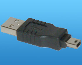 USB TYPE A MALE TO MINI B 5 PIN ADAPTER