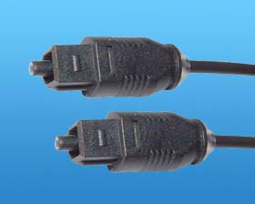 6ft ECONOMY CABLE WITH TOSLINK PLUGS