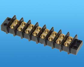 GOLD PLATED 8 POSITION TERMINAL STRIP