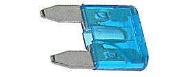 15 Amp,  AST Automotive Mini Fuse, Pack of 10