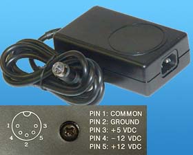 5V @ 2A,  +-12V AULT DESKTOP POWER SUPPLY