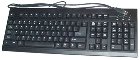 Keyboard, USB 107-Key Black