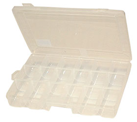 18 COMPARTMENT PLASTIC PARTS BOX