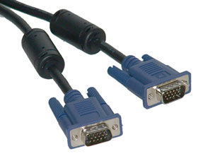 6ft. VGA Cable, DB15HD Male to Male Connectors