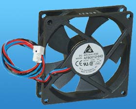 12VDC 3-1/8 X 3/4 DELTA FAN