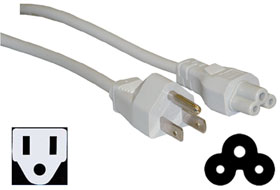 Power Cord 6ft. NEMA 5 to IEC C5